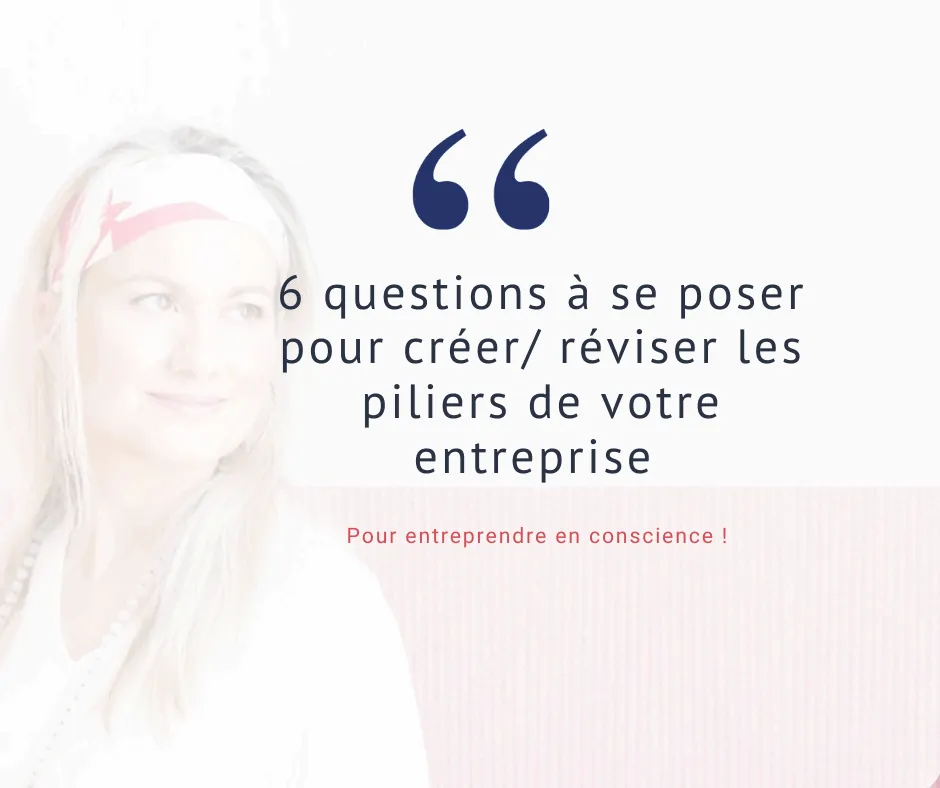 Entreprendre en conscience